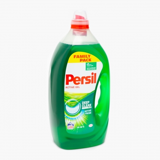 Detergent lichid Active Gel, Deep Clean Plus, Active Fresh, 100 spălări, 5l