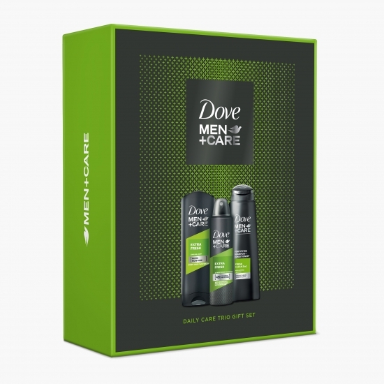 Set cadou Trio Daily gel de duș 250ml + antiperspirant spray 150ml + șampon 250ml