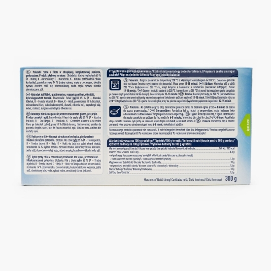 Fish fingers fără gluten 300g