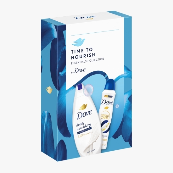Set cadou: Gel de duș Deeply Nourishing 250ml + deodorant Original 150ml