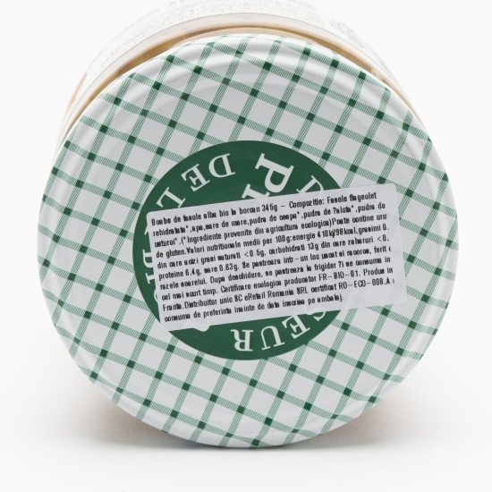 Boabe de fasole albă eco la borcan 345g