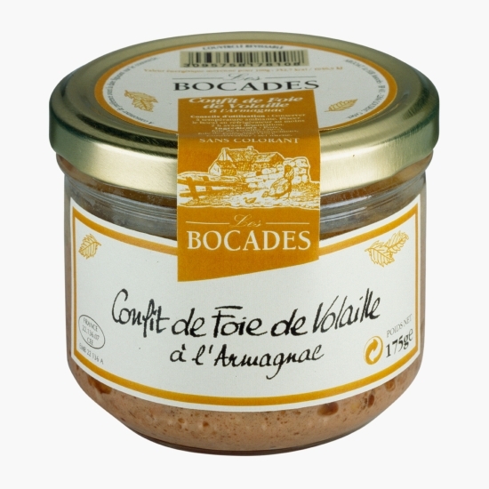 Confit de ficat de pasăre cu Armagnac 175g