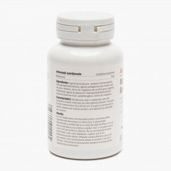 Melatonină Retard 5mg 30 comprimate
