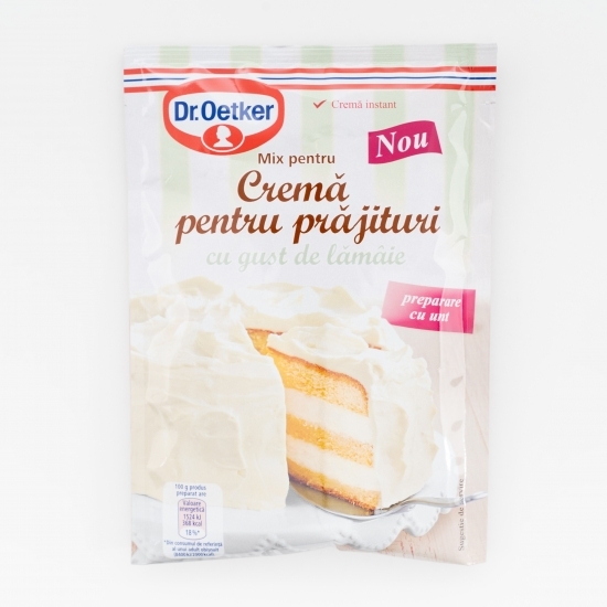 Mix pentru cremă pentru prăjituri cu gust de lămâie 140g 