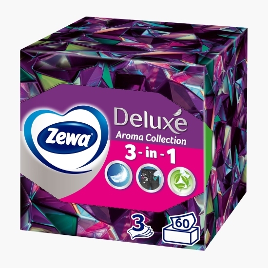 Șervețele faciale Aroma Collection 3 straturi, 60 buc