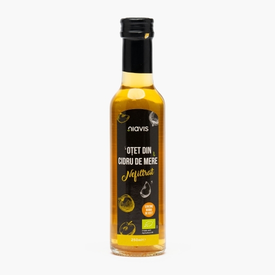 Oțet din cidru de mere, nefiltrat, ecologic 250ml