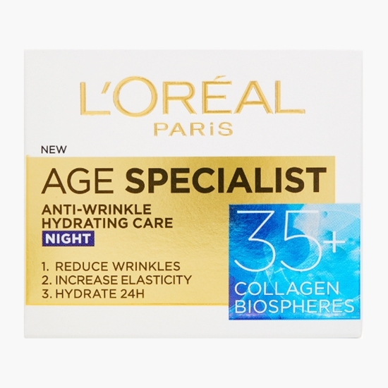 Cremă antirid de noapte 35+ Age Specialist 50ml