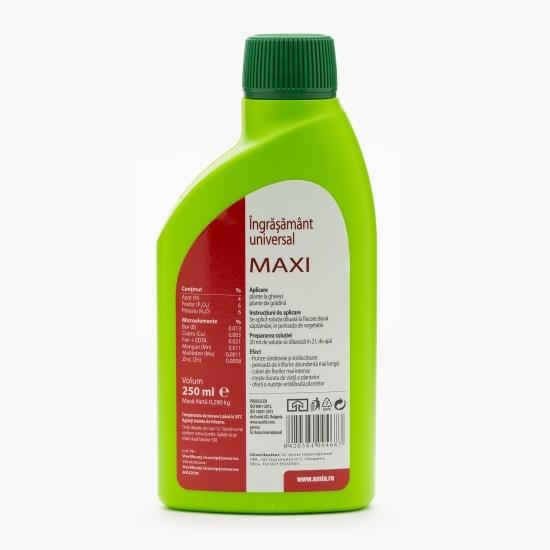 Îngrășământ universal maxi 250 ml