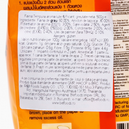 Făină Tempura iute și picant 500g