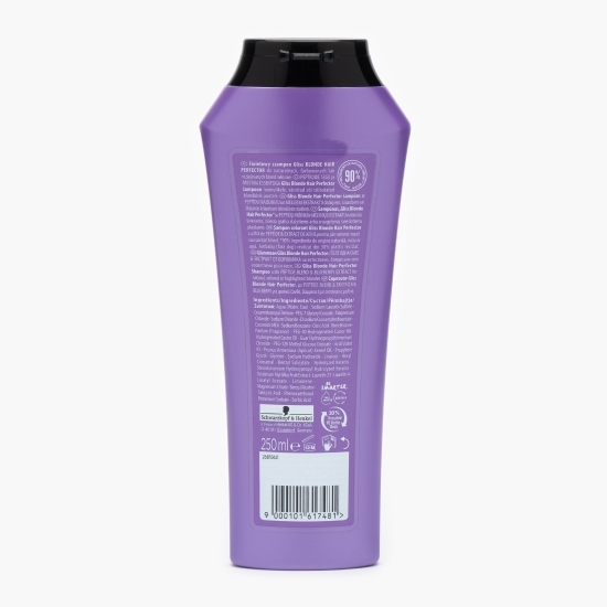 Șampon pentru păr natural, vopsit sau șuvițat blond, Blonde Hair Perfector 0.25l