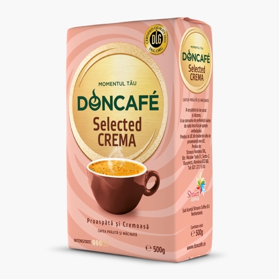 Selected Crema 500g, cafea prăjită și măcinată