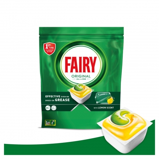 Detergent automat capsule pentru mașina de spălat vase All in one, 125 spălări