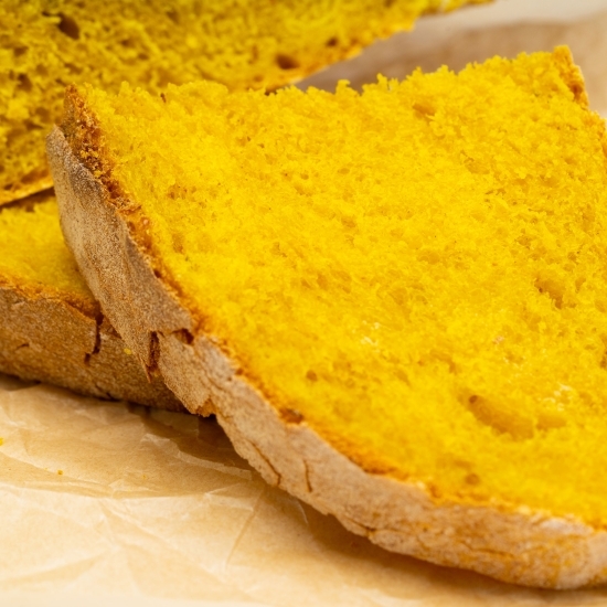 Pâine cu turmeric și usturoi 300g