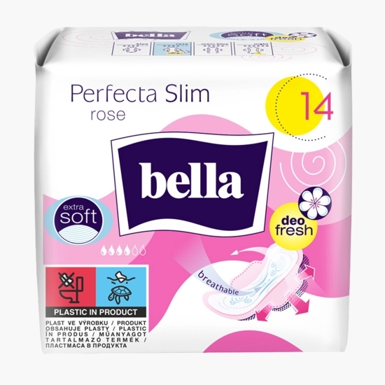 Absorbante Perfecta Slim rose 14 buc