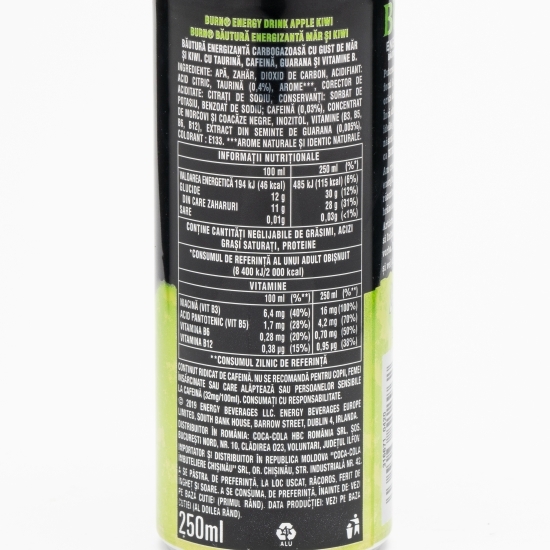 Băutură energizantă cu măr și kiwi 0.25l
