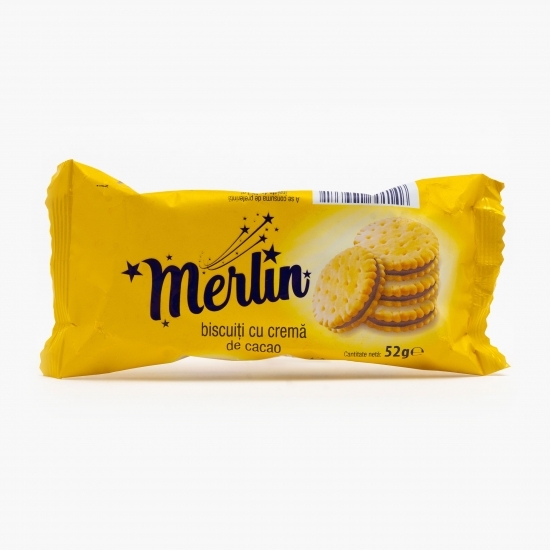 Biscuiți sandwich cu cremă de cacao 52g