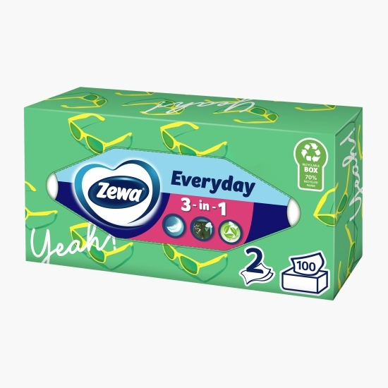 Șervețele faciale Everyday 2 straturi, 100 buc
