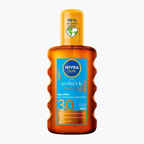 Ulei-spray pentru protecție solară și bronzare rapidă SPF 30 Protect & Bronze 200ml