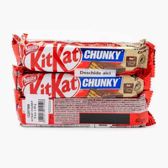 Ciocolată cu lapte cu interior crocant de napolitană 6x40g