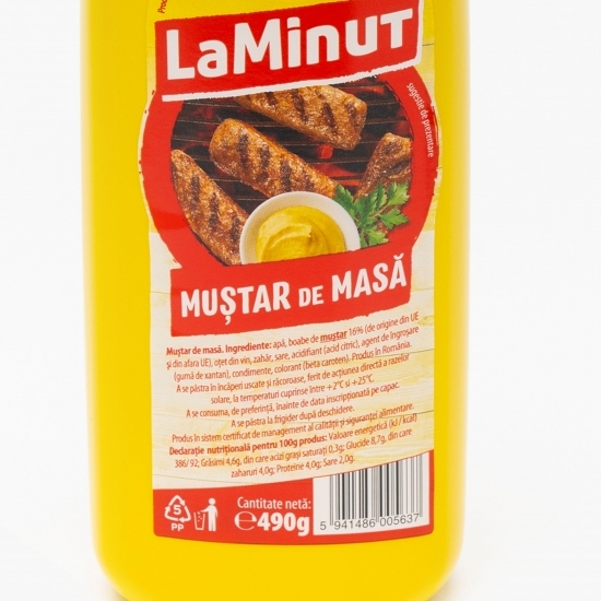 Muștar de masă 490g