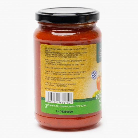 Sos de roșii cu busuioc eco 330g
