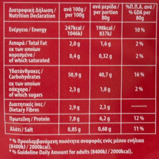 Pita ovală cipriotă cu buzunar 5 buc, 400g