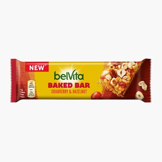 Baton cereale cu merișoare și alune 40g