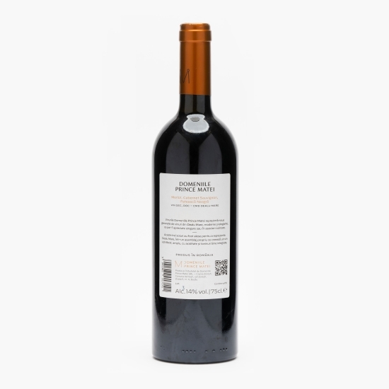 Vin roșu sec Merlot & Cabernet & Fetească Neagră, 14%, 0.75l