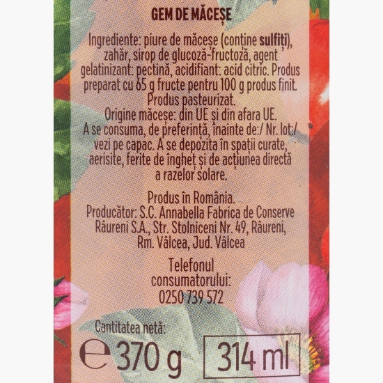 Gem de măceșe 370g