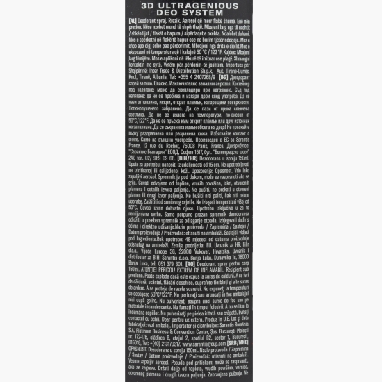 Deodorant spray pentru corp  Faith 150ml
