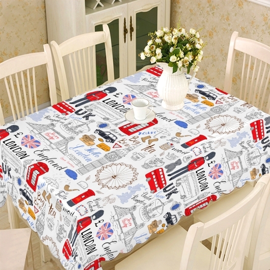 Față de masă model UK, 100% bumbac, 100x140cm