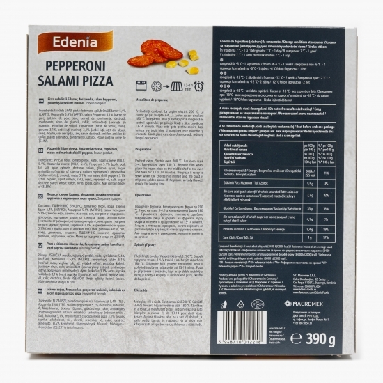 Pizza Pepperoni 390g