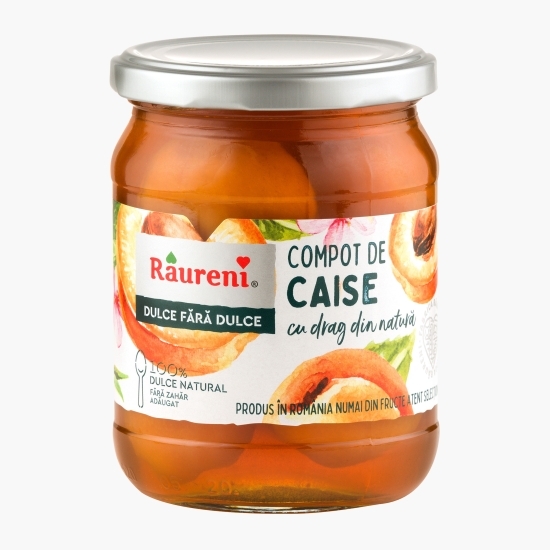 Compot de caise dulce fără dulce 520g 