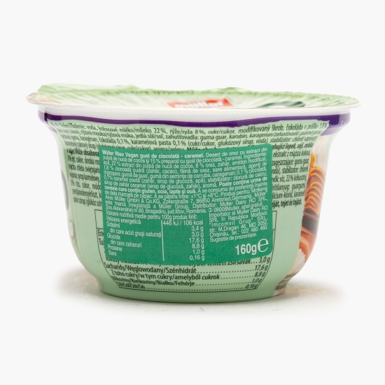 Desert vegan din orez cu ciocolată și caramel 160g