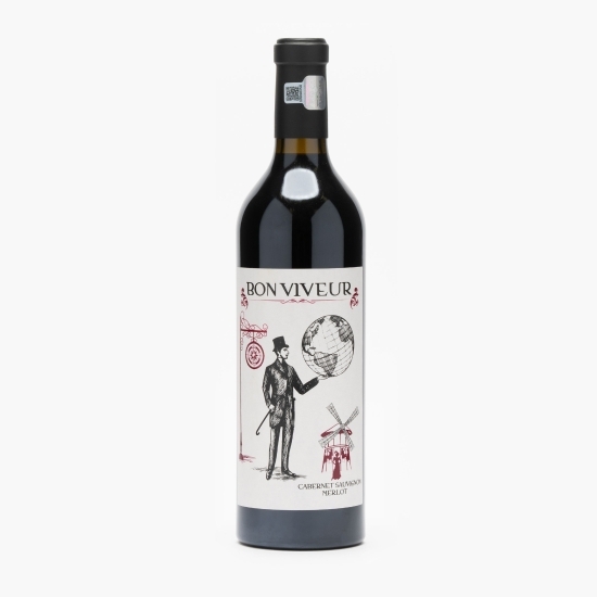 Vin roșu sec Cabernet Sauvignon & Merlot, 14.3%, 0.75l