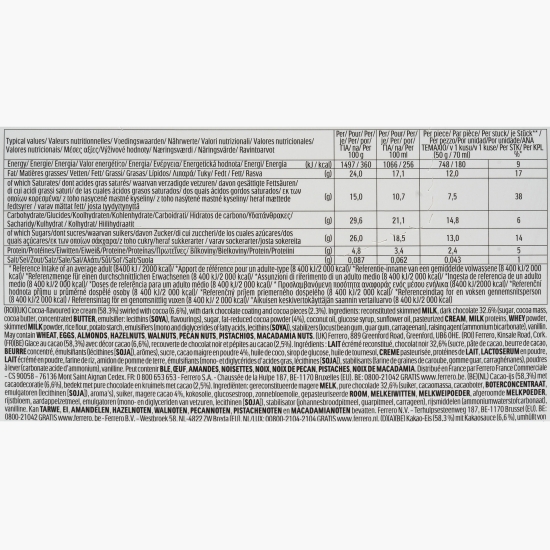 Înghețată de cacao, cu sos de cacao și înveliș de ciocolată amăruie 4x70ml