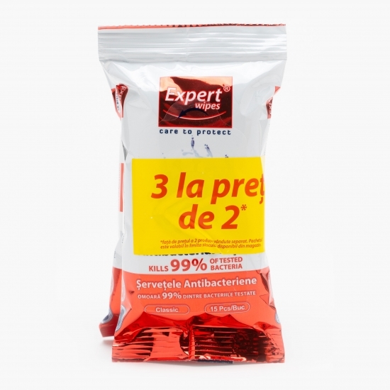 Șervețele antibacteriene 15 buc