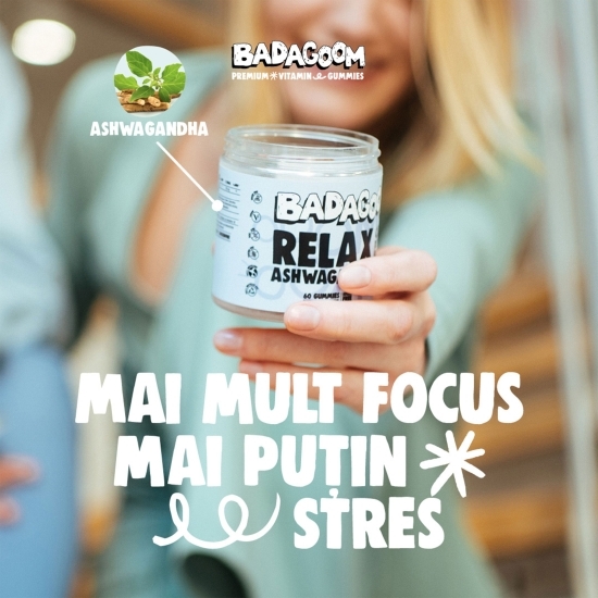 Jeleuri gumate cu Ashwagandha Relax, 60 buc