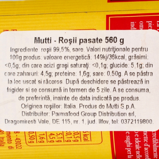Roșii pasate sticlă 560g