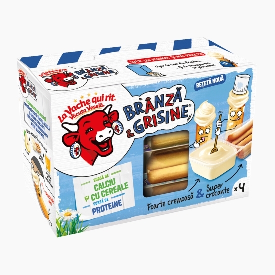 Brânză topită și grisine natur 140g