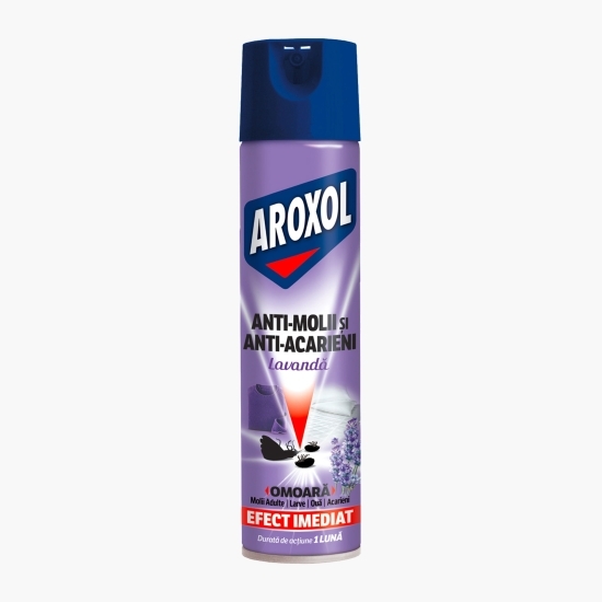 Spray anti-molii și anti-acarieni, lavandă 0.25l 