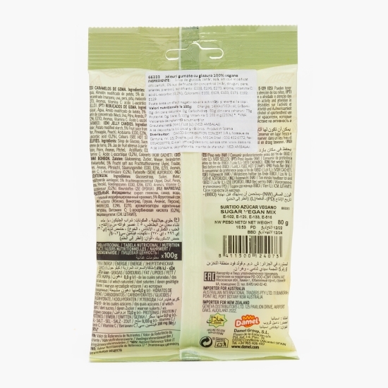 Jeleuri gumate cu glazură, 100% vegane, 80g