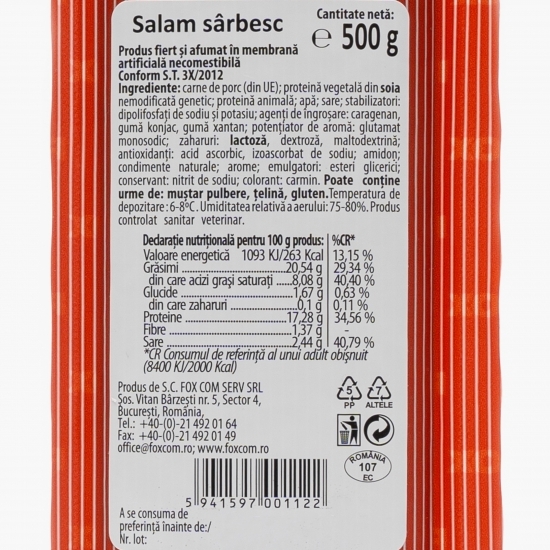 Salam sârbesc 500g