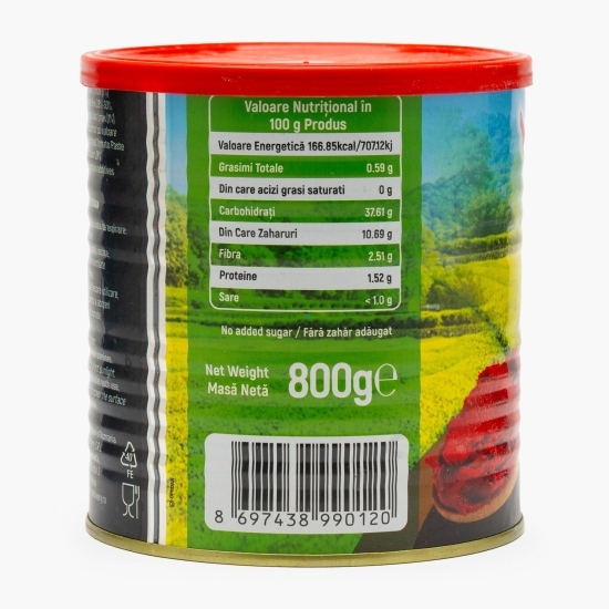 Pastă de tomate 28-30%, cutie, 800g