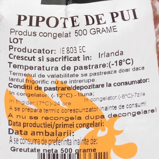 Pipote pasăre 500g