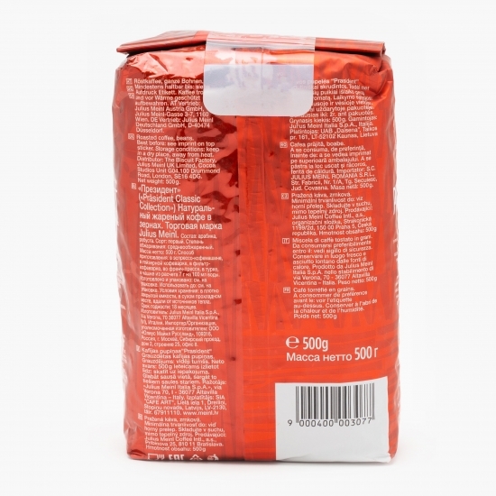 Präsident 500g, cafea boabe