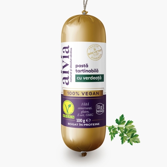 Pastă tartinabilă vegană cu verdeață 100g
