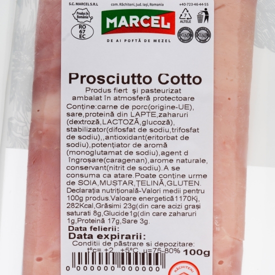 Prosciutto Cotto 100g