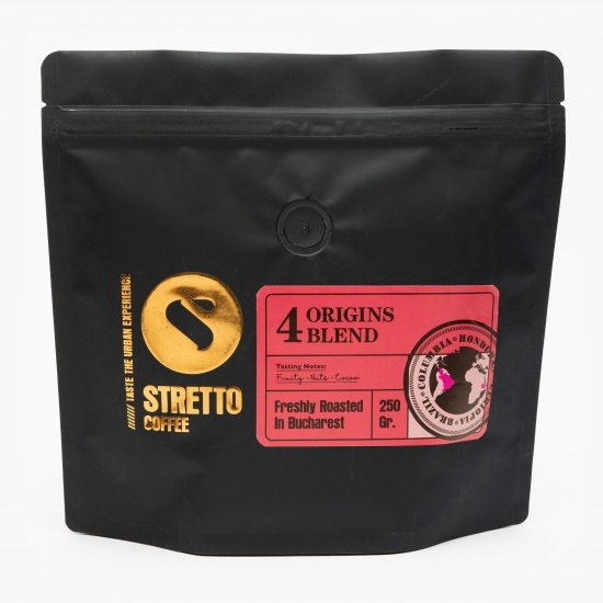 4 Origins Blend 250g cafea boabe prăjită 