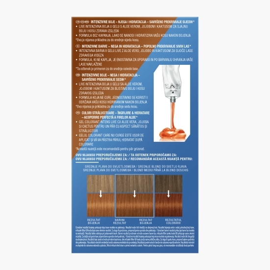 Vopsea de păr permanentă sub formă de gel 7.57 Sweet toffee 142.5ml
